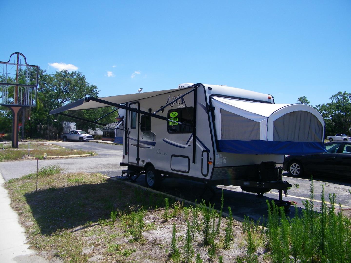 2018 Gray /Brown COACHMEN APEX 15X (5ZT2CXDC4JL) with an N/A engine, N/A transmission, located at 4000 Bee Ridge Road, Sarasota, FL, 34233, (941) 926-0300, 27.298664, -82.489151 - Photo#1